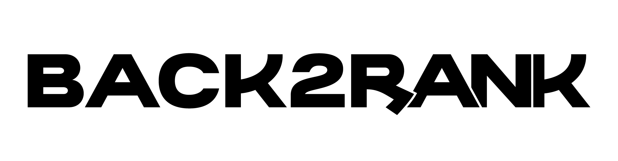 Back2Rank black logo